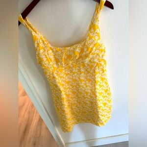 ZHANGAXING yellow mini dress